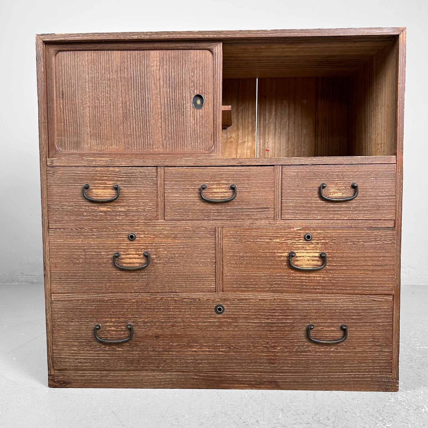 Traditionele Japanse Tansu, Opbergmeubel, Taishō-periode.