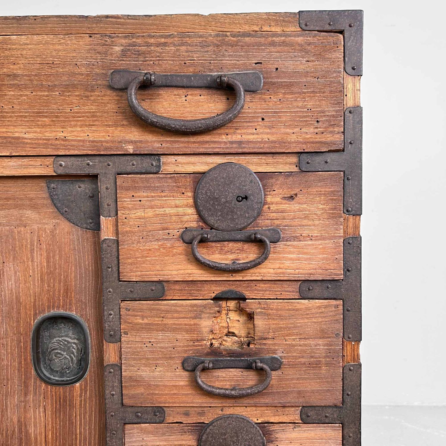 Traditional Japanese Tansu, Storage Cabinet, Meiji Period.