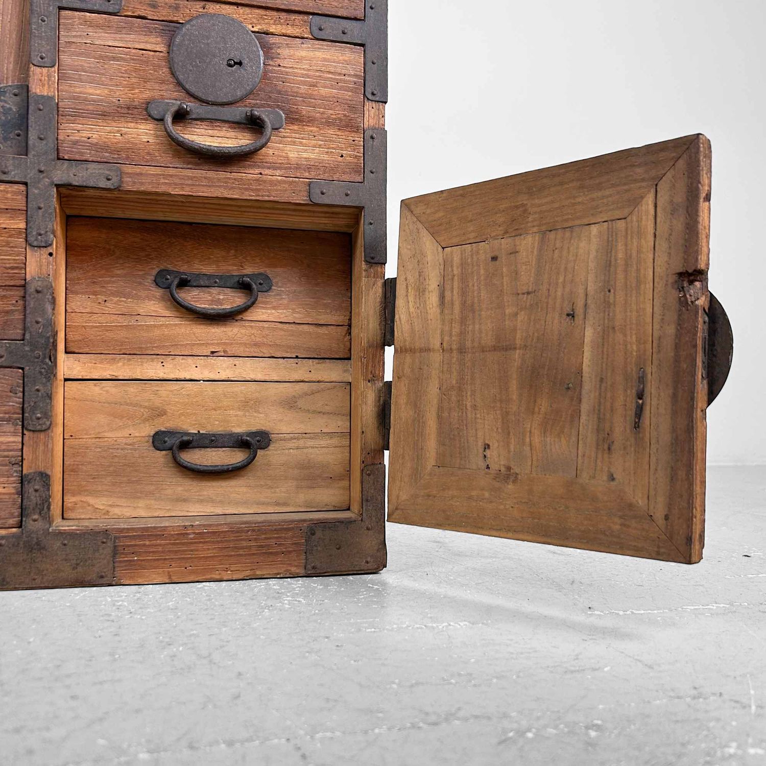 Traditional Japanese Tansu, Storage Cabinet, Meiji Period.