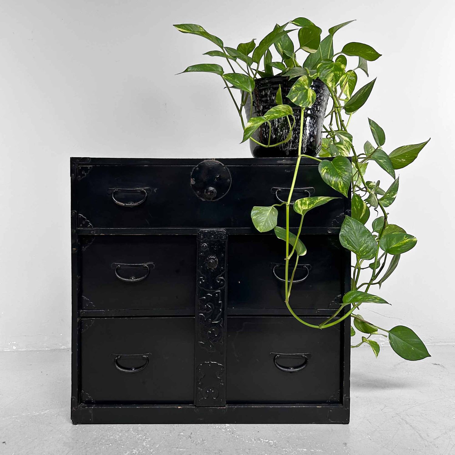 Traditionele Japanse Tansu, Ladekast, Meiji-periode.