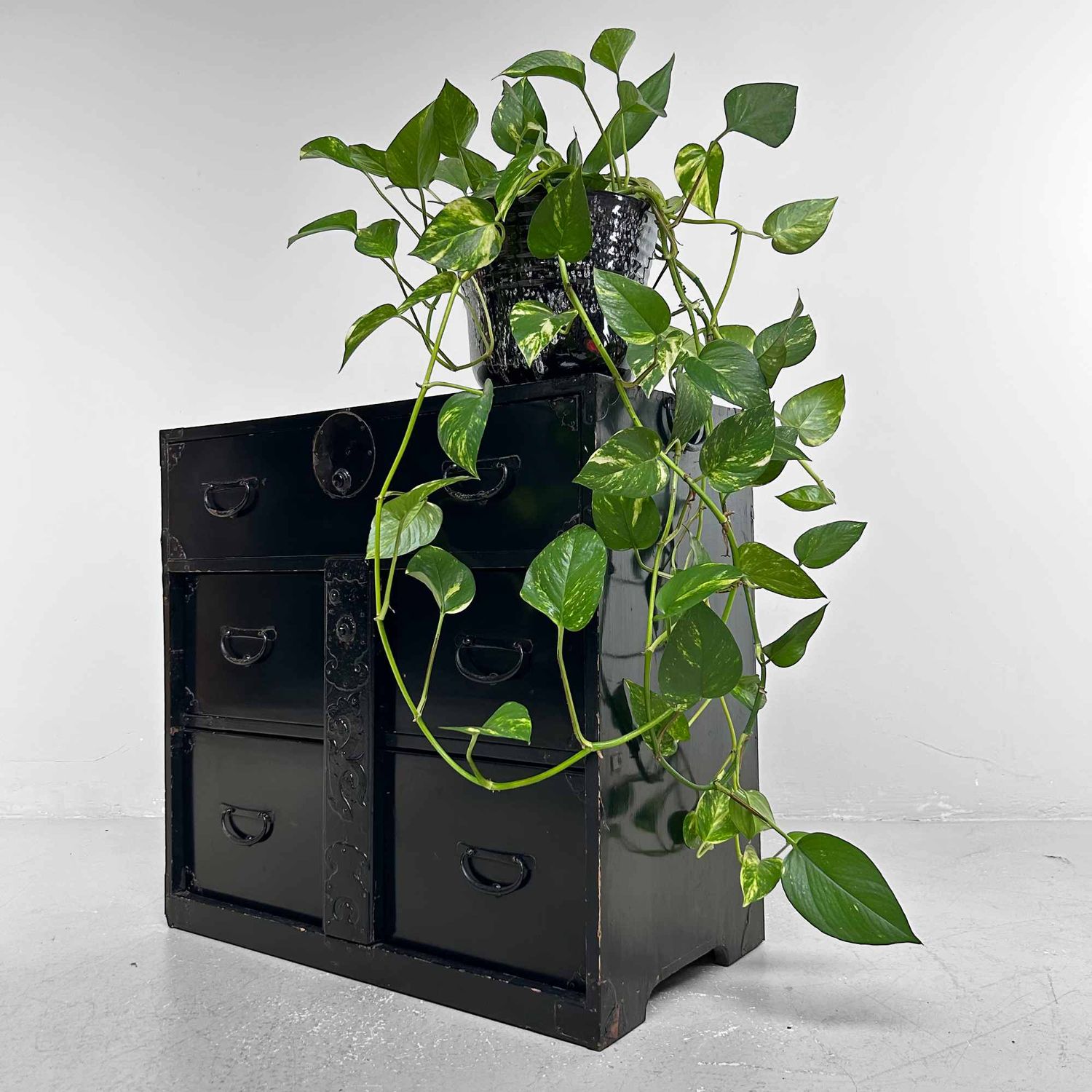 Traditionele Japanse Tansu, Ladekast, Meiji-periode.