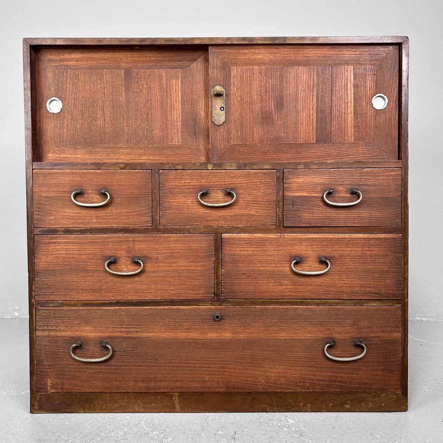 Traditionele Japanse Tansu, Opbergmeubel, Taishō-periode.