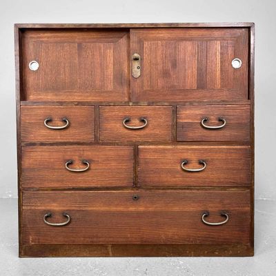 Traditionele Japanse Tansu, Opbergmeubel, Taishō-periode.