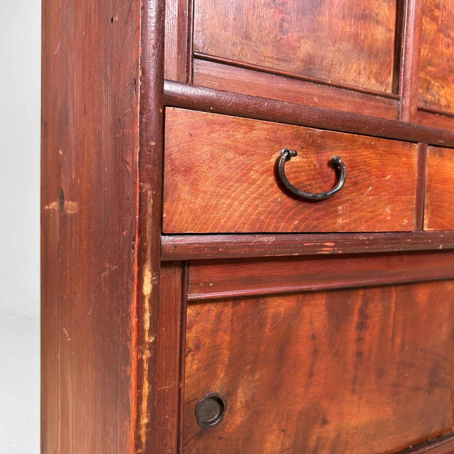 Antique Cha Tansu, Japanese Tea Cabinet, Taishō Period.