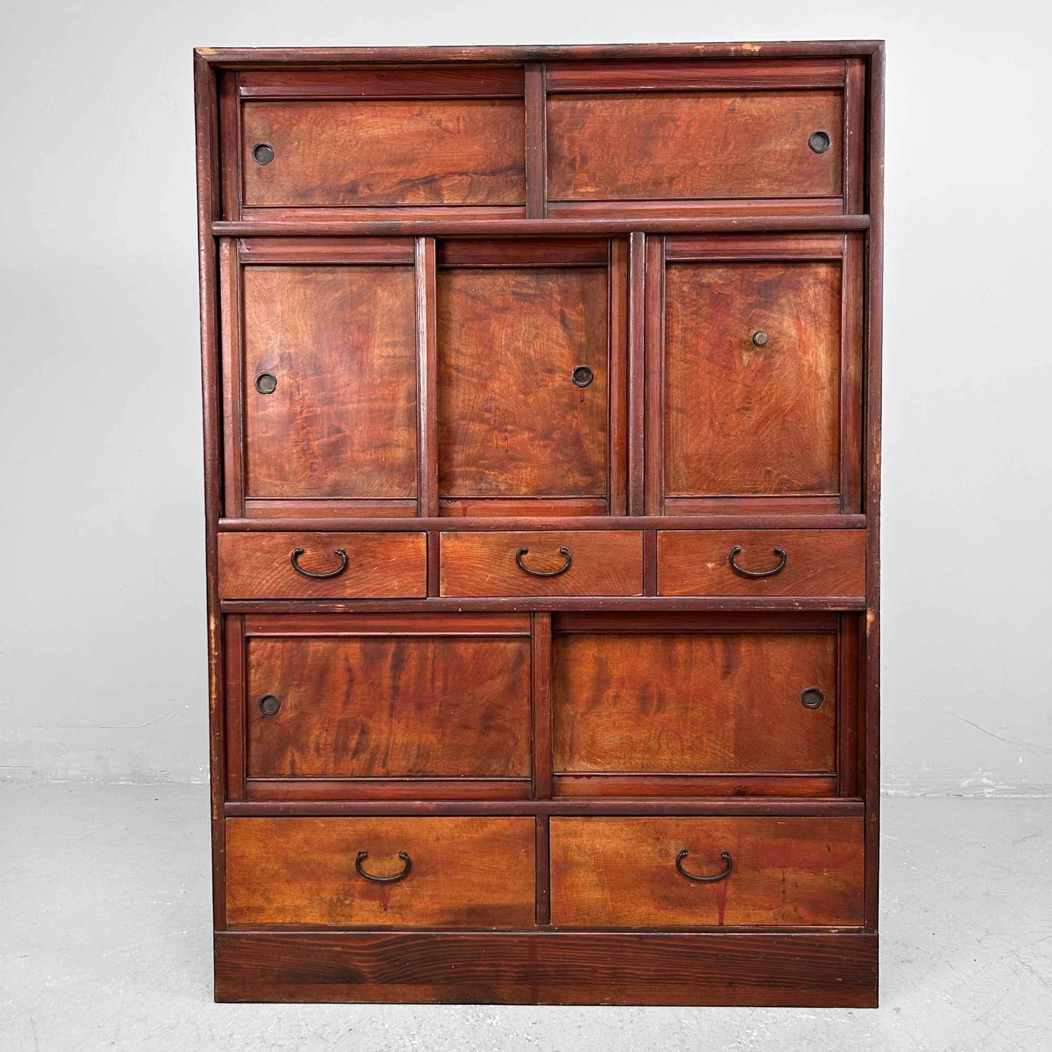 Antieke Cha Tansu, Japanse Theekast, Taishō Periode.