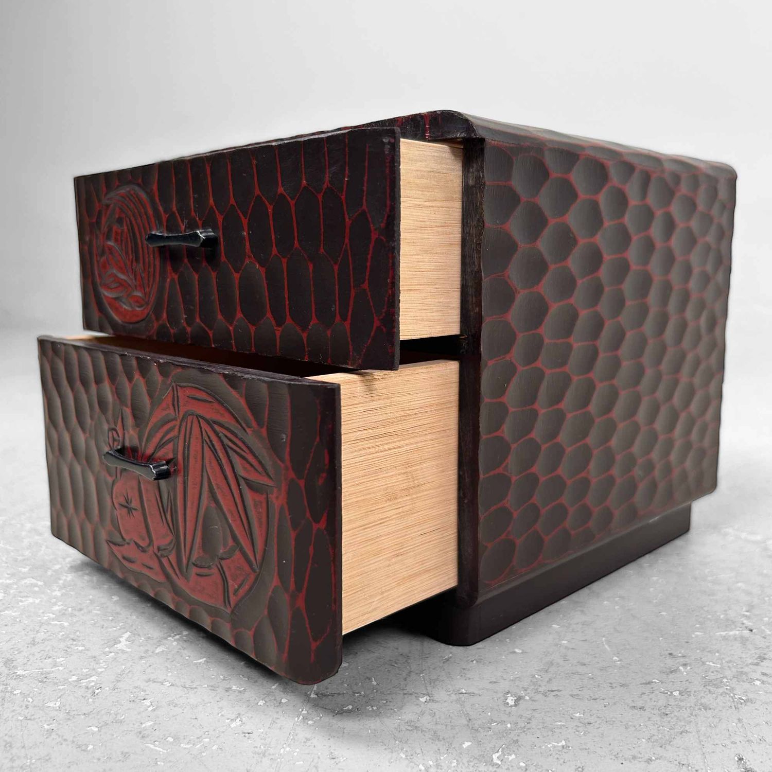 Kamakura Bori Haribako 'Bamboo' Sewing Box, 1960s, Japan.