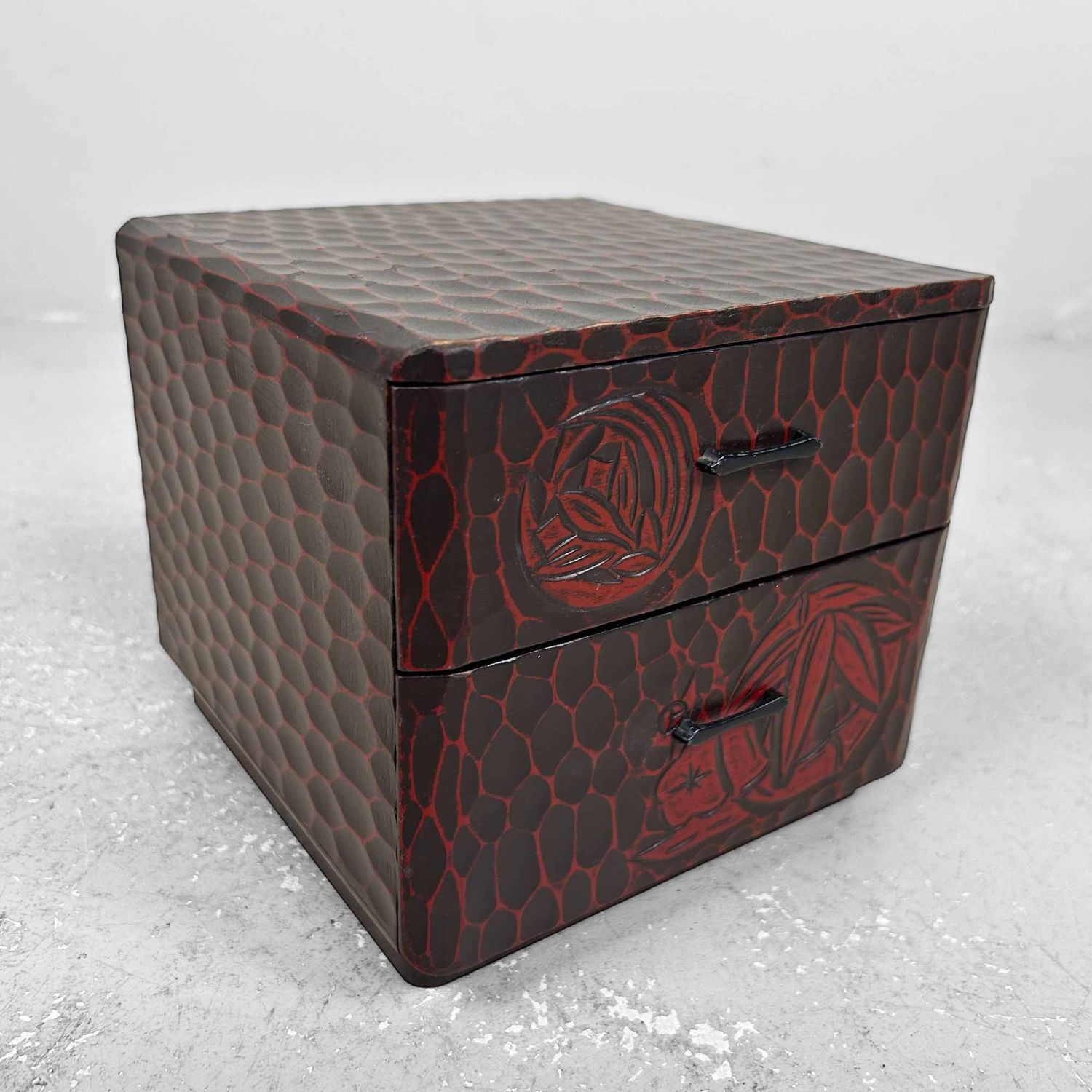 Kamakura Bori Haribako 'Bamboo' Sewing Box, 1960s, Japan.