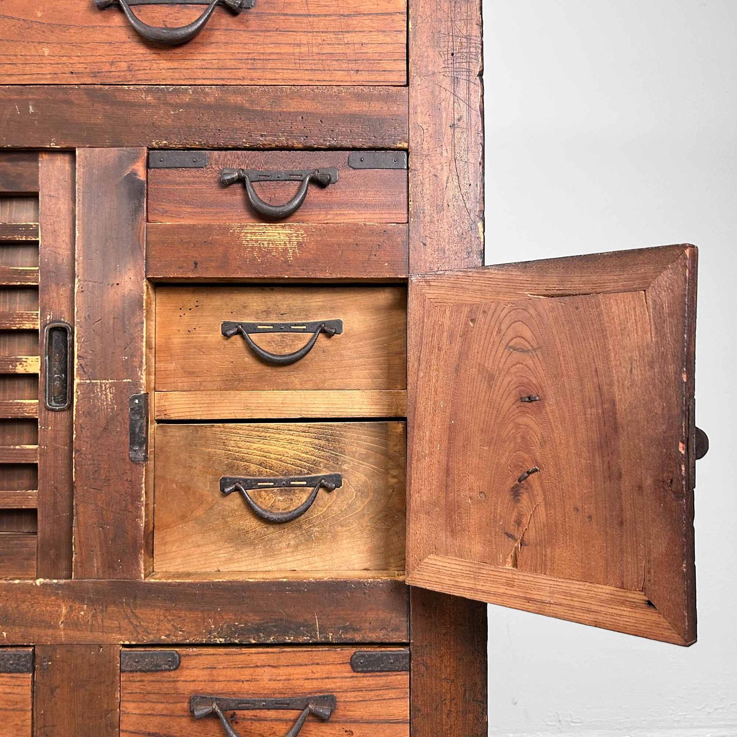 Traditional Japanese Tansu, Storage Cabinet, Meiji Period.
