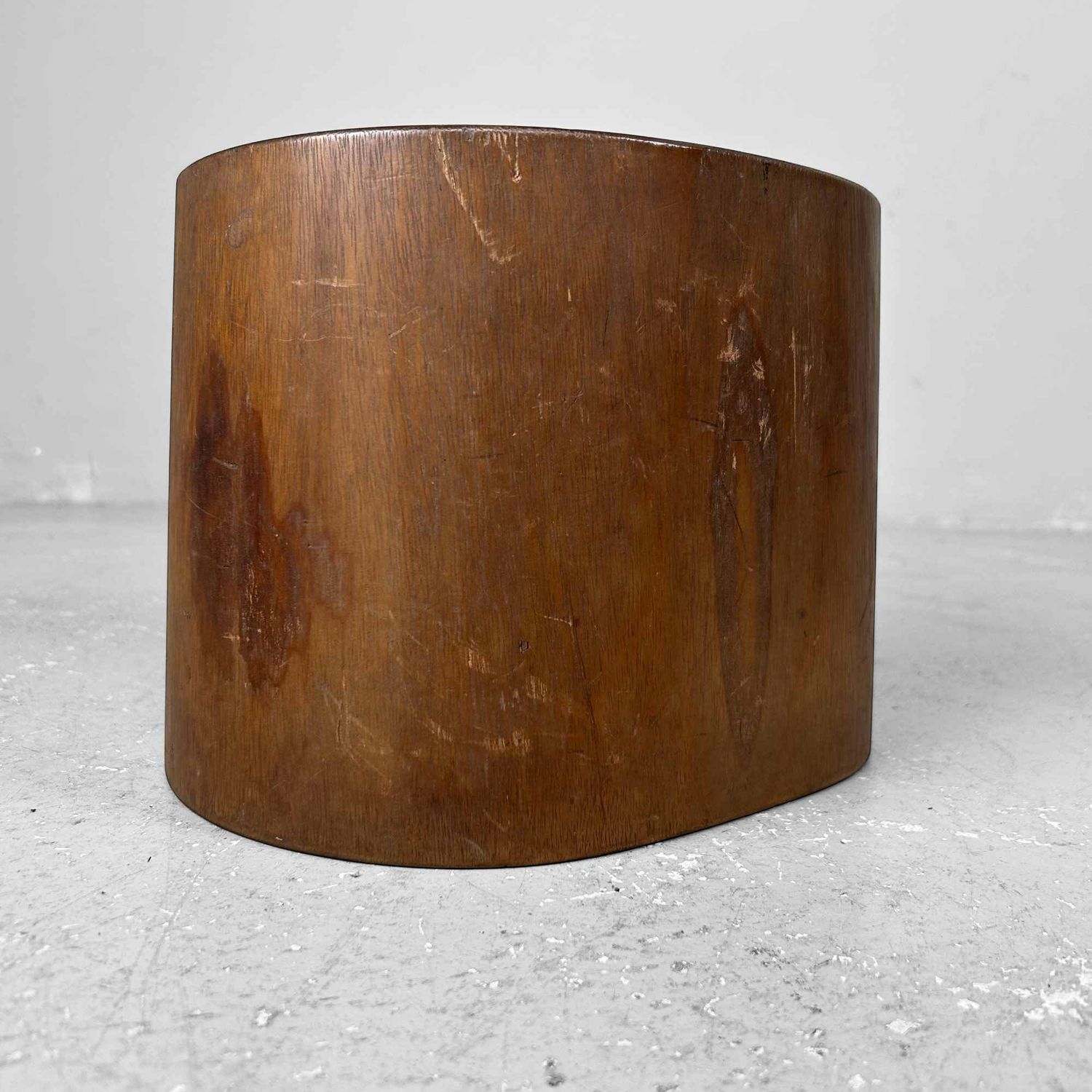 Unieke Houten 'Boomstam' Hibachi 火鉢  Japan, Meiji periode.