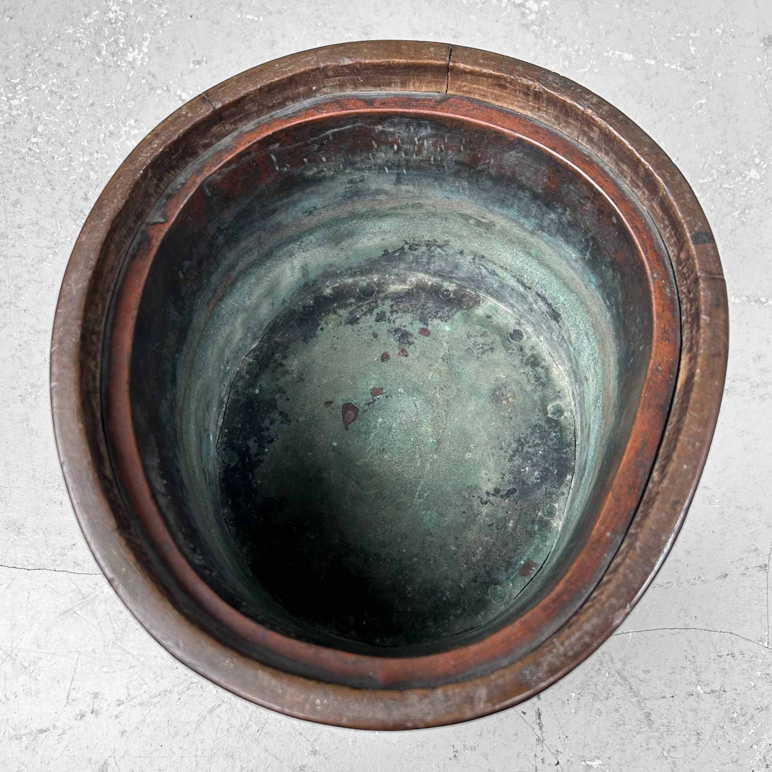Unieke Houten 'Boomstam' Hibachi 火鉢  Japan, Meiji periode.