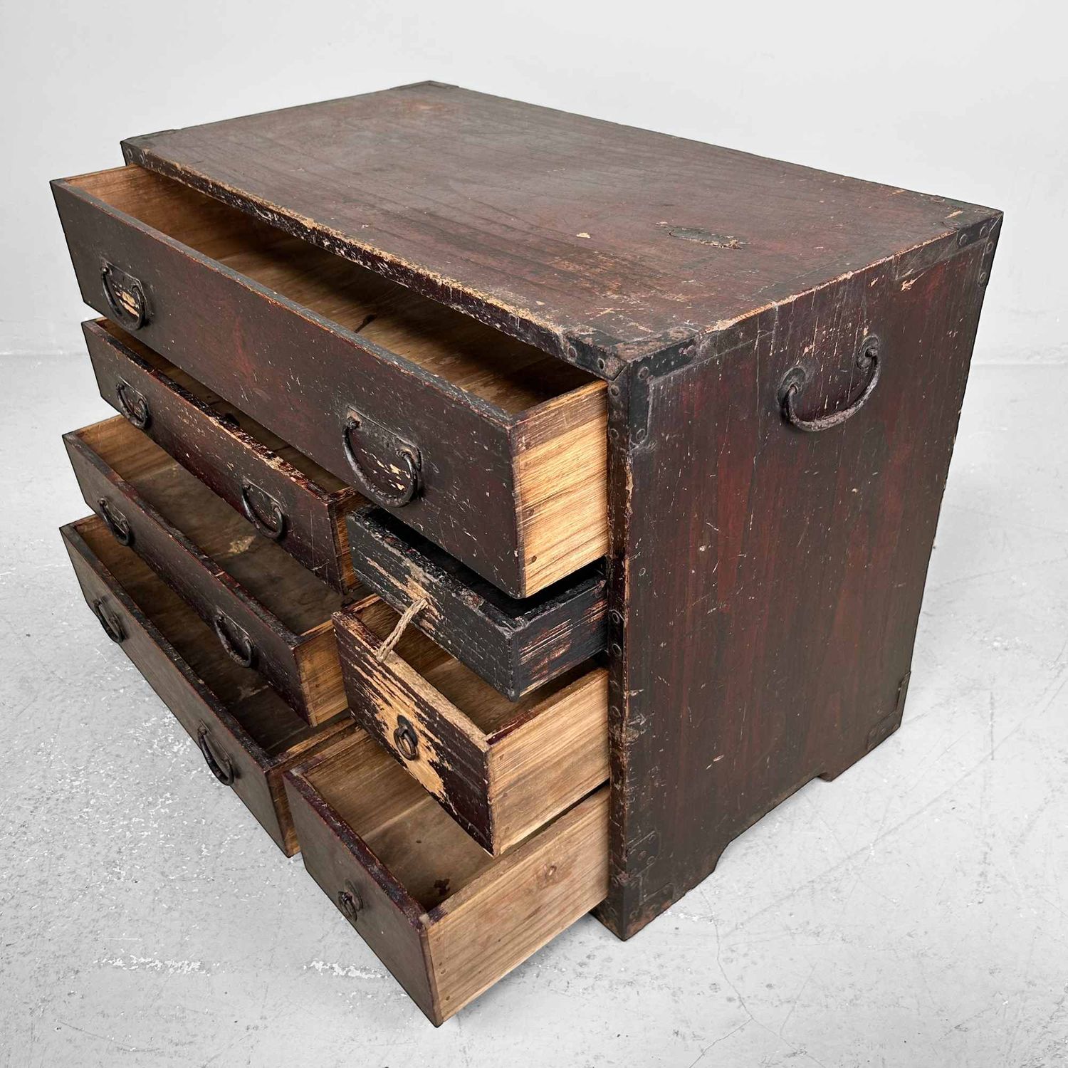 Traditionele Japanse Tansu, Opbergmeubel, Meiji-periode.