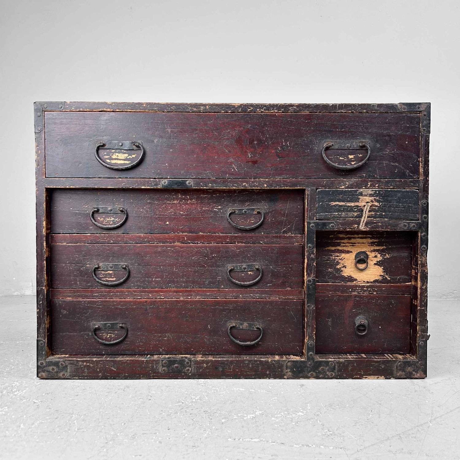 Traditionele Japanse Tansu, Opbergmeubel, Meiji-periode.