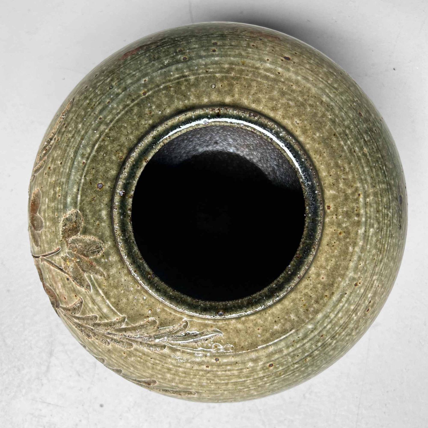 Mid Century Shigaraki Ikebana Bloemenvaas, Japan.