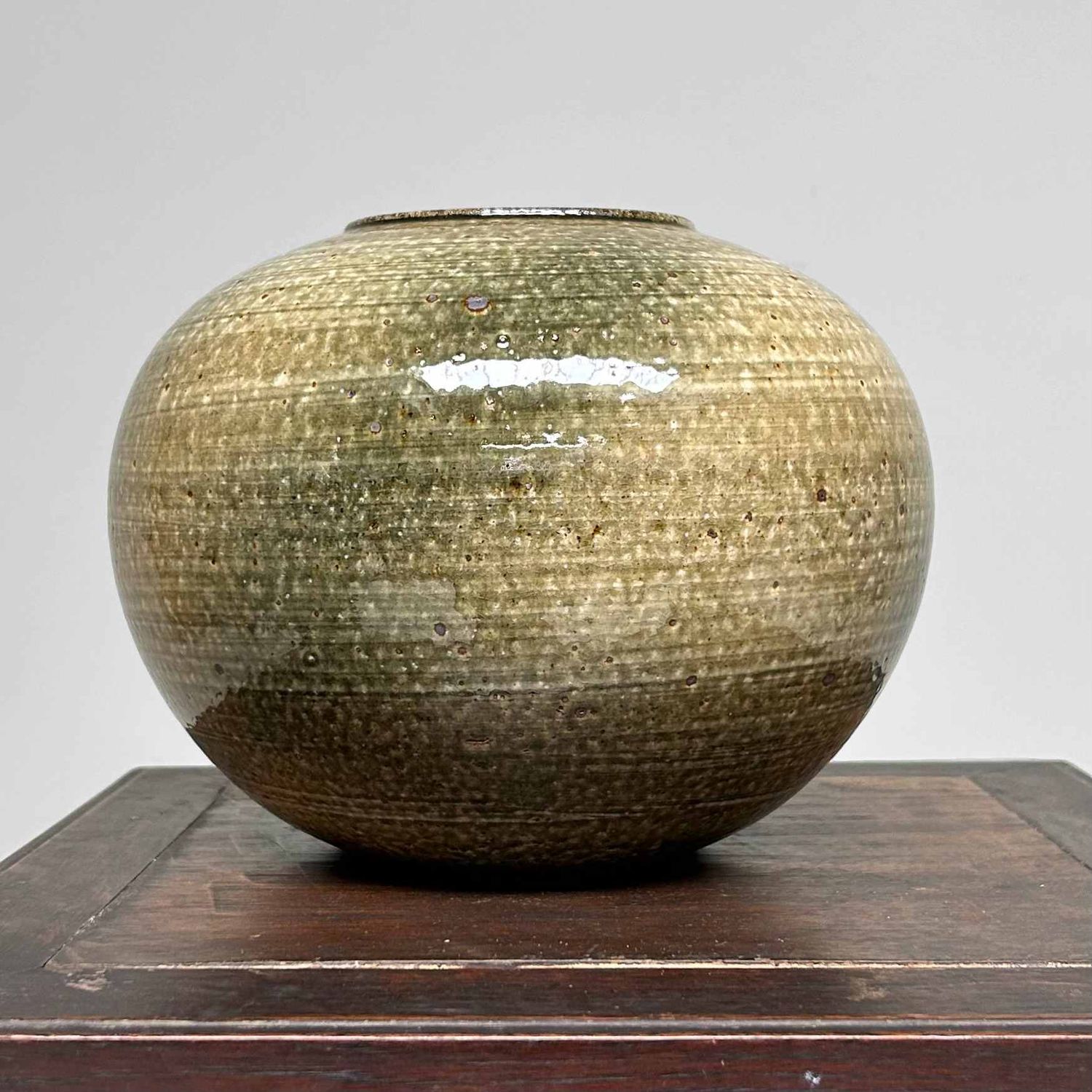 Mid Century Shigaraki Ikebana Bloemenvaas, Japan.