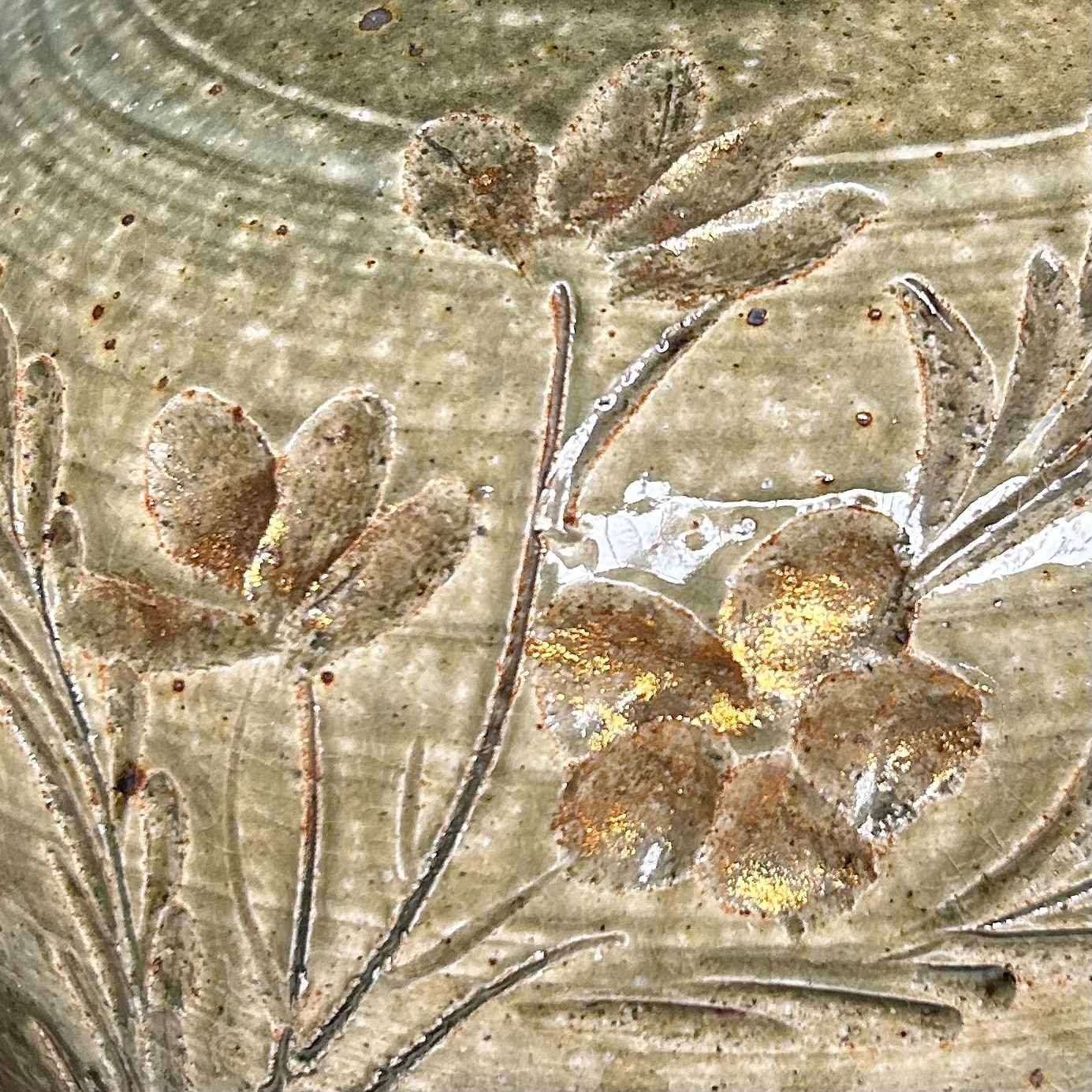 Mid Century Shigaraki Ikebana Bloemenvaas, Japan.