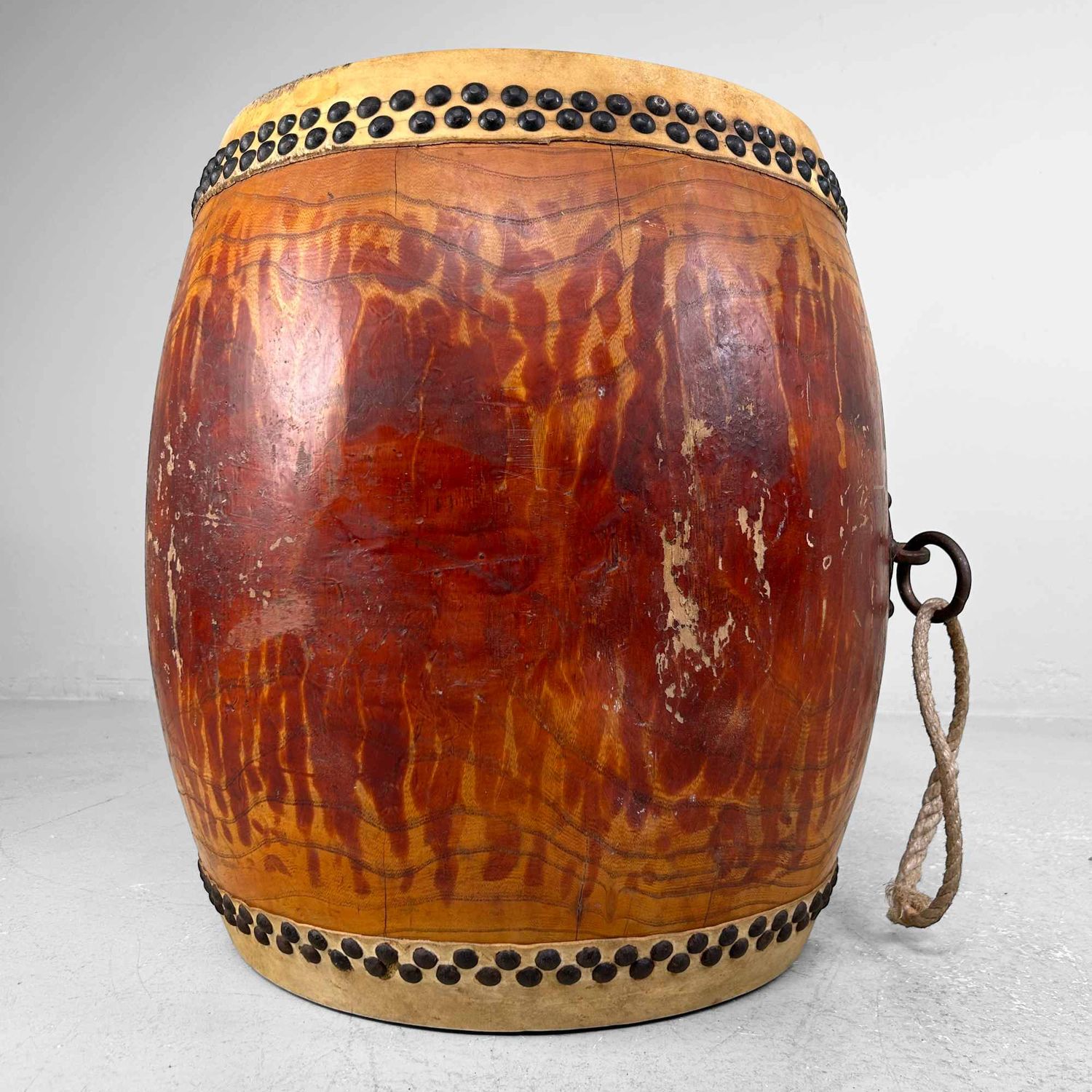Antique Japanese Taiko Drum, Taishō Period.