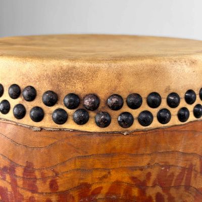 Antieke Japanse Taiko Drum, Taishō periode.