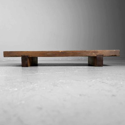 Minimalist Low Wooden Cutting Board, Taishō Period, Japan.