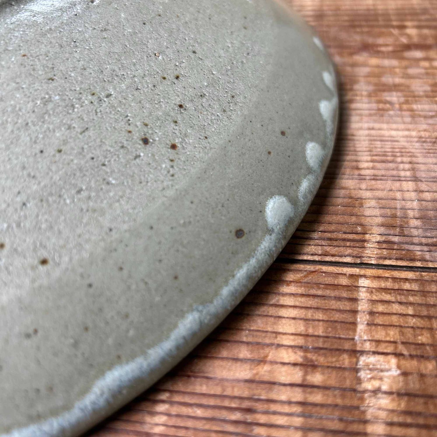 Earthenware Seto Ware Plate, Shōwa Period, Japan.