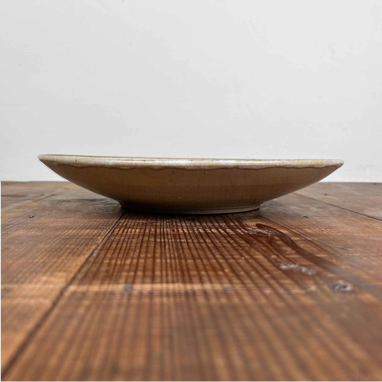 Earthenware Seto Ware Plate, Shōwa Period, Japan.