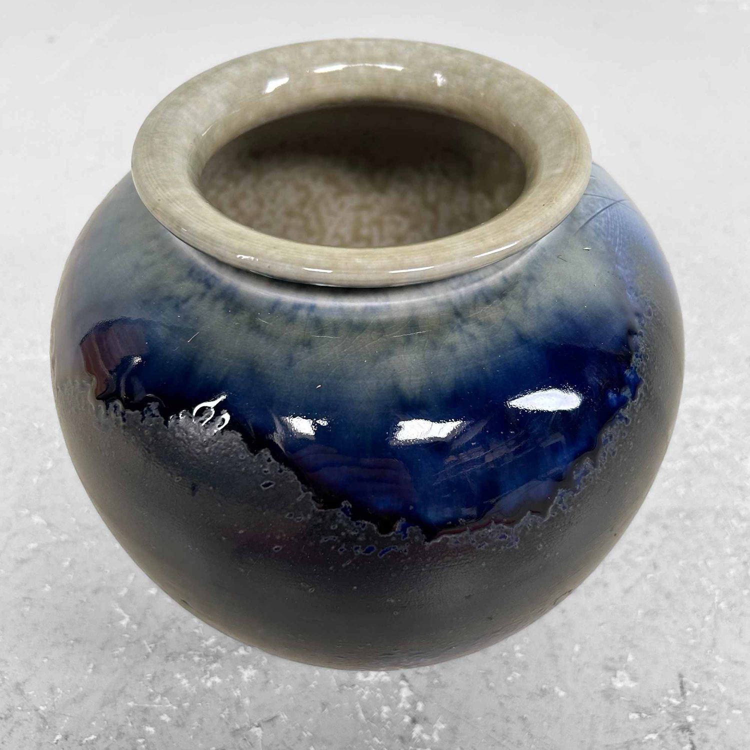 Mid Century Shigaraki Ikebana Flower Vase, Japan.