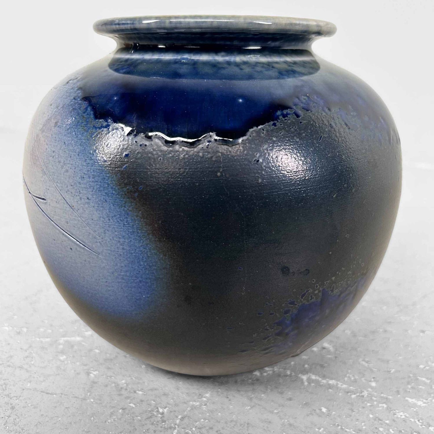 Mid Century Shigaraki Ikebana Flower Vase, Japan.