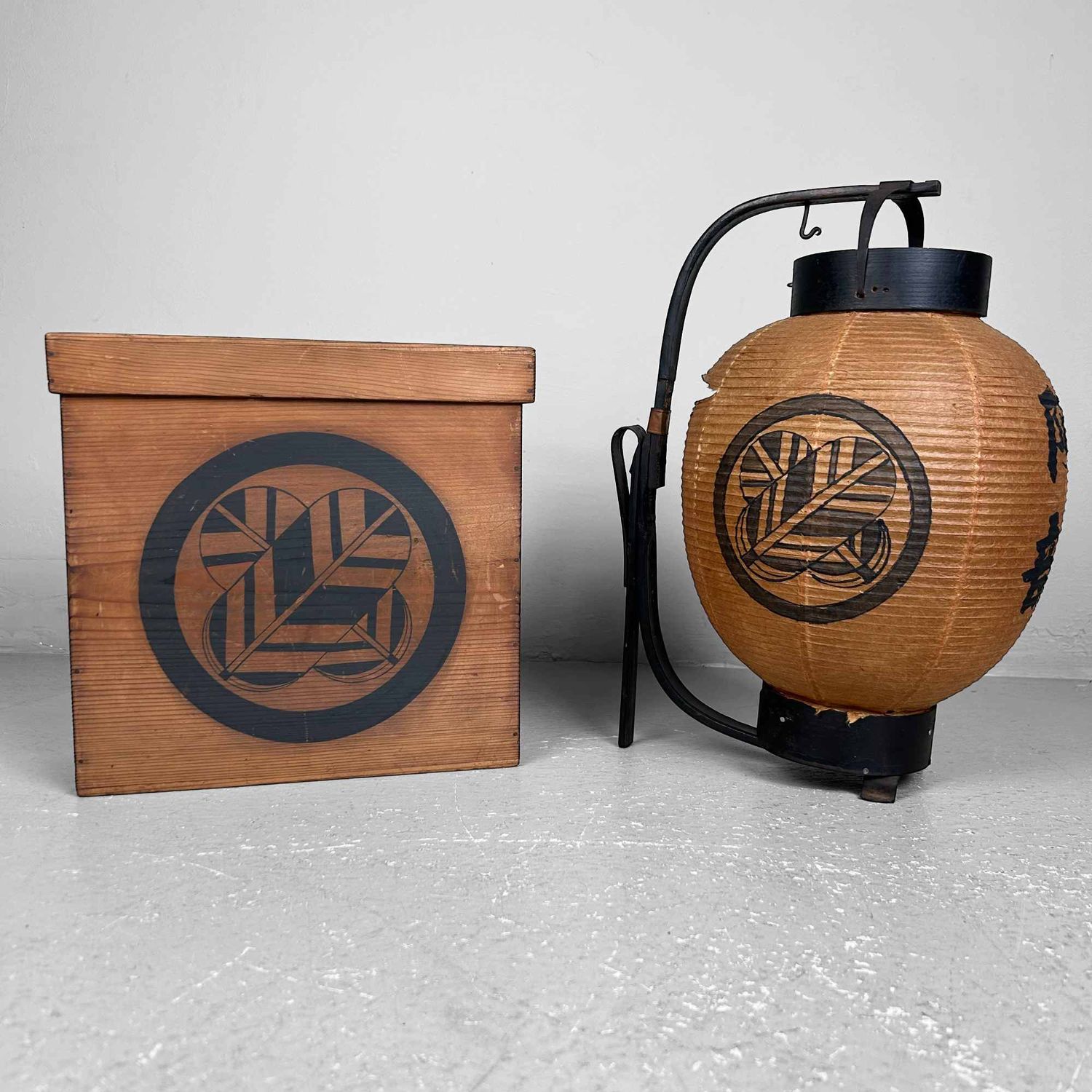 Japanse Papieren Lantaarn, Chōchin, Takanoha, Taishō-periode.