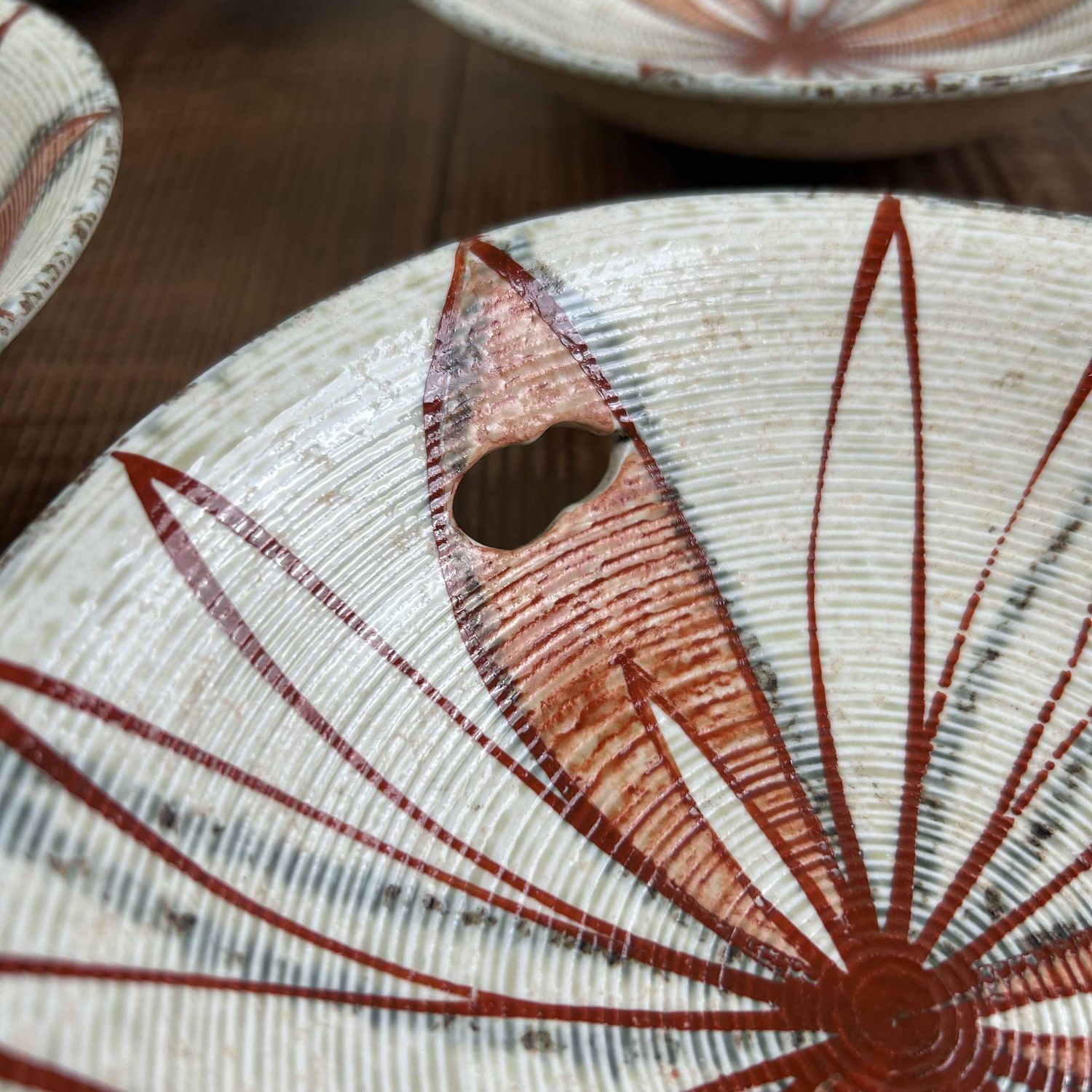 Vintage Set Japanese Kozara (小皿), Ceramic Plates, Shōwa Period.