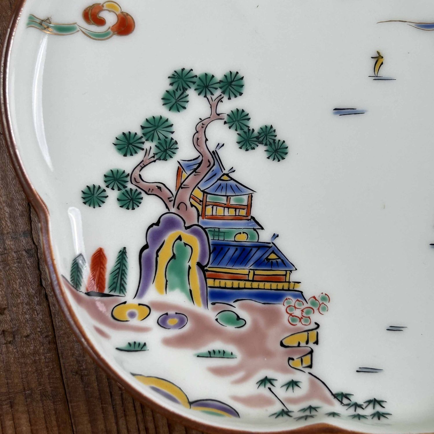 Set Kozara Porseleinen Borden, Shobido Honten, Arita​, Shōwa-periode.