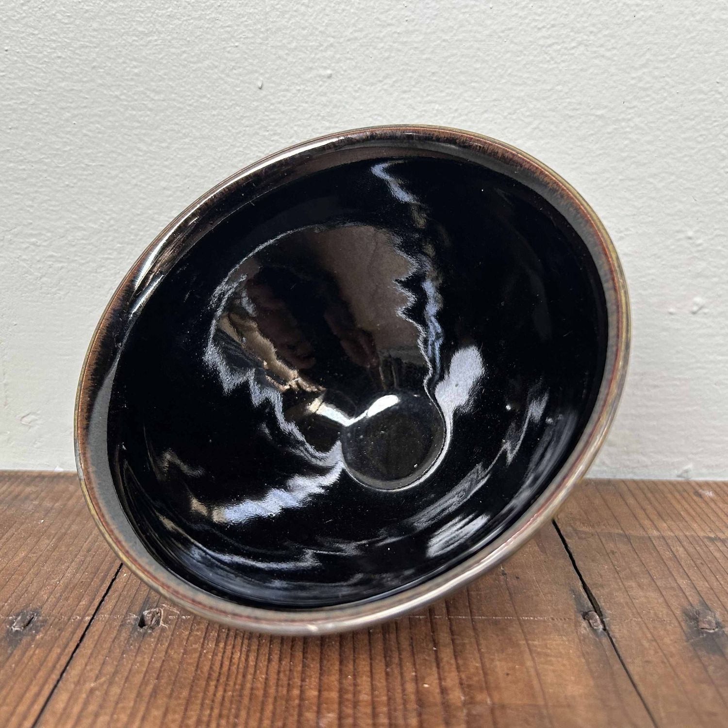 Japanse Chawan (茶碗), Matcha Kom, Teiichi Oketani, Kyoware, jaren '50.