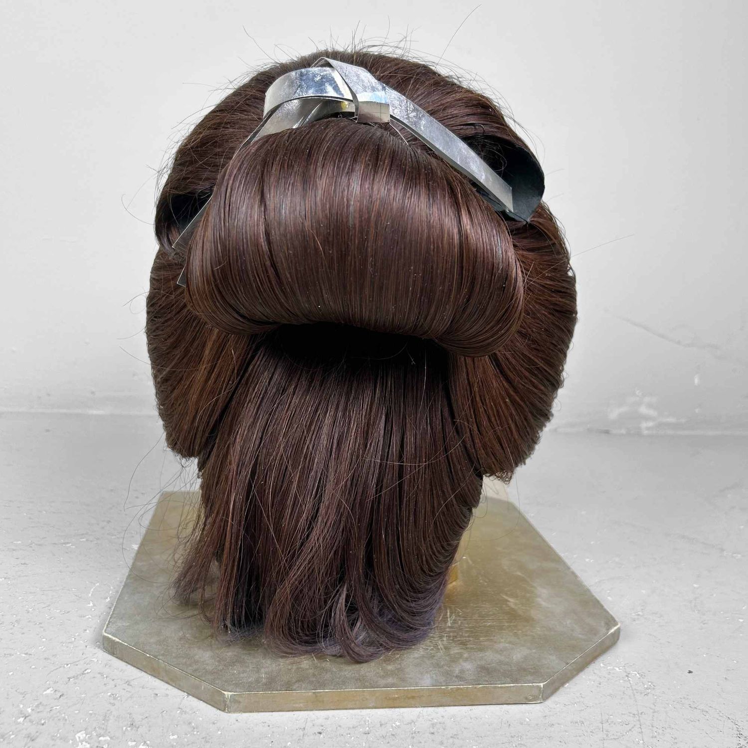 Japanse Katsura Huwelijk / Toneelpruik, Geisha, Oiran-kapsel, jaren '40.