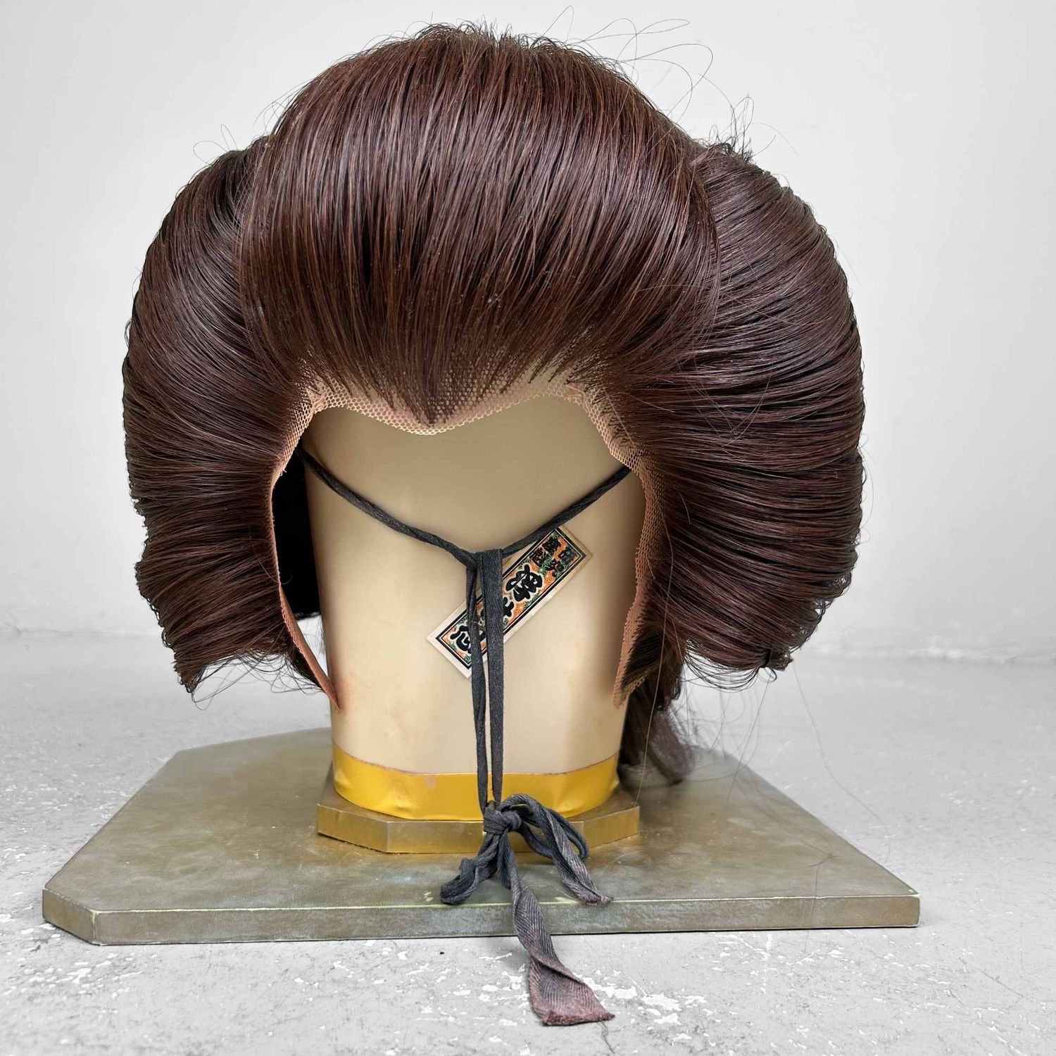 Japanse Katsura Huwelijk / Toneelpruik, Geisha, Oiran-kapsel, jaren '40.