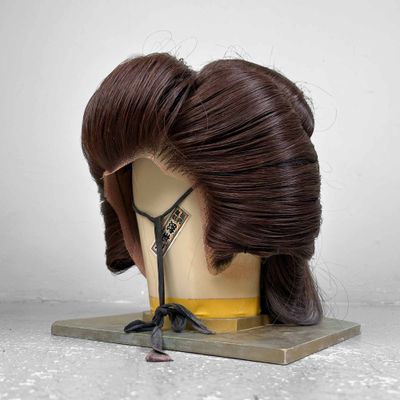 Japanese Katsura Wedding / Stage Wig, Geisha, Oiran Hairstyle, 1940s.