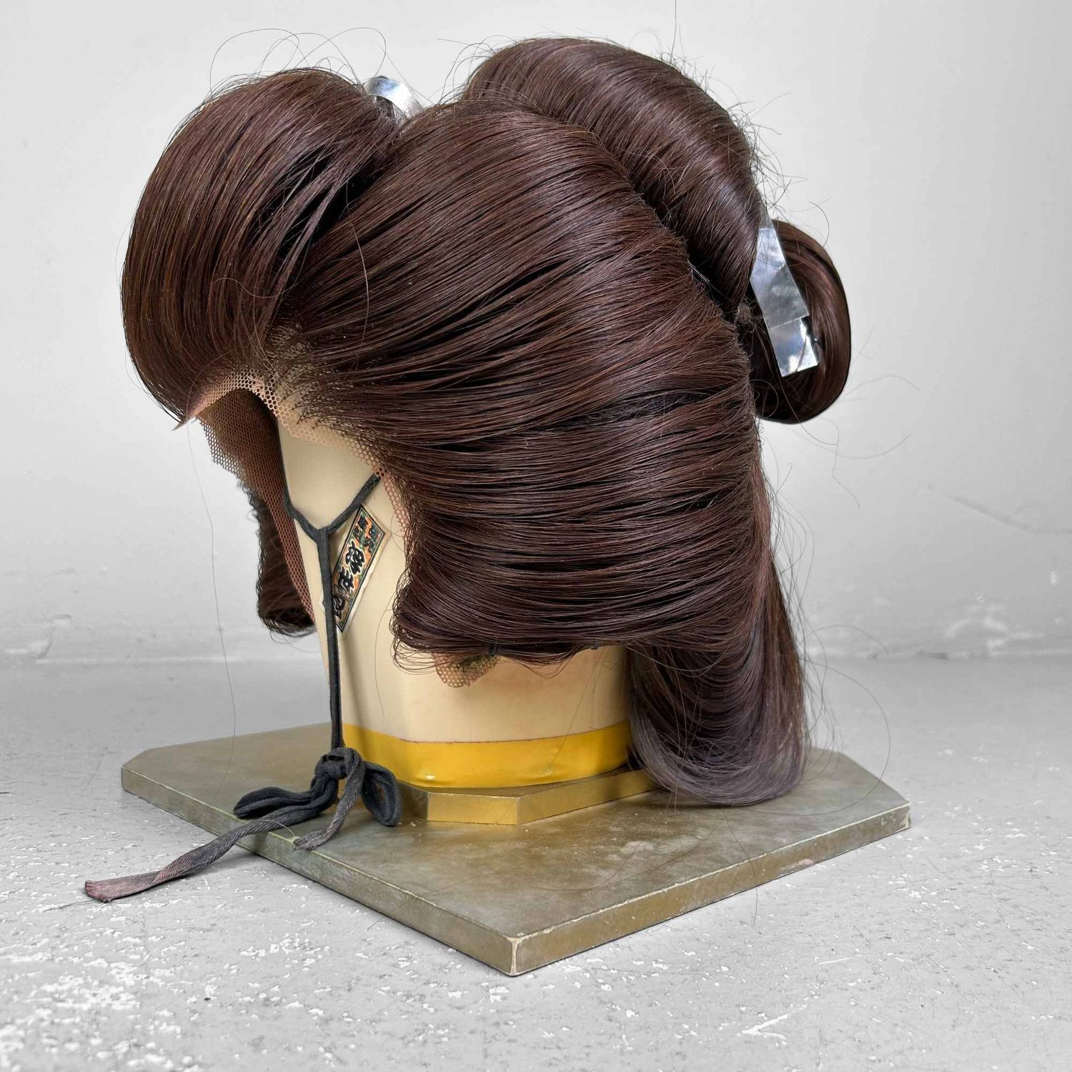 Japanse Katsura Huwelijk / Toneelpruik, Geisha, Oiran-kapsel, jaren '40.