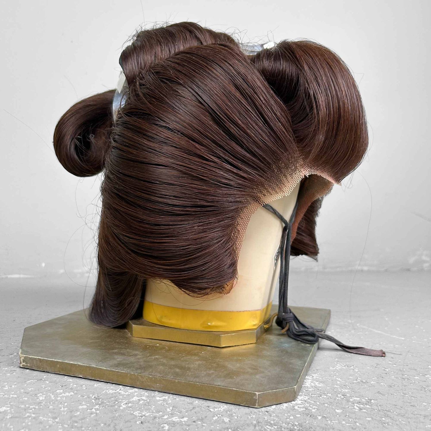 Japanse Katsura Huwelijk / Toneelpruik, Geisha, Oiran-kapsel, jaren '40.