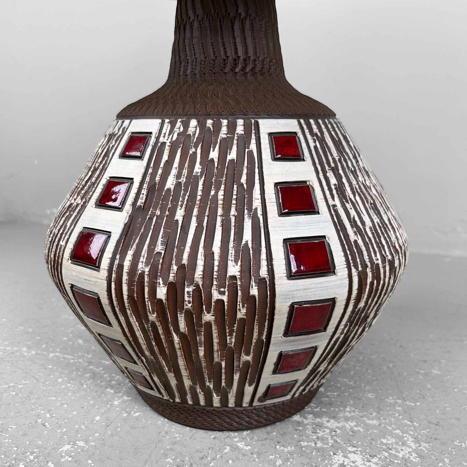 Vintage Keramische Sfeerlamp – West Germany, Duitsland, jaren '70