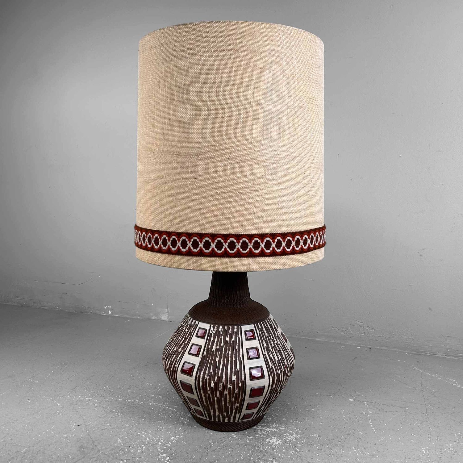 Vintage Keramische Sfeerlamp – West Germany, Duitsland, jaren '70