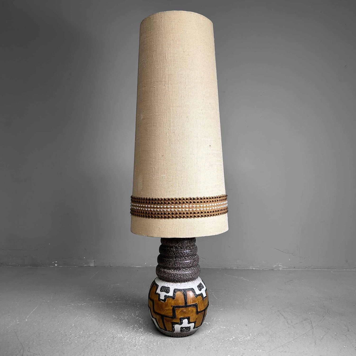 Vintage Ceramic Mood Lamp, West Germany Floor Lamp, 1970s. Vintage Ceramic Mood Lamp, West Germany Floor Lamp, 1970s.