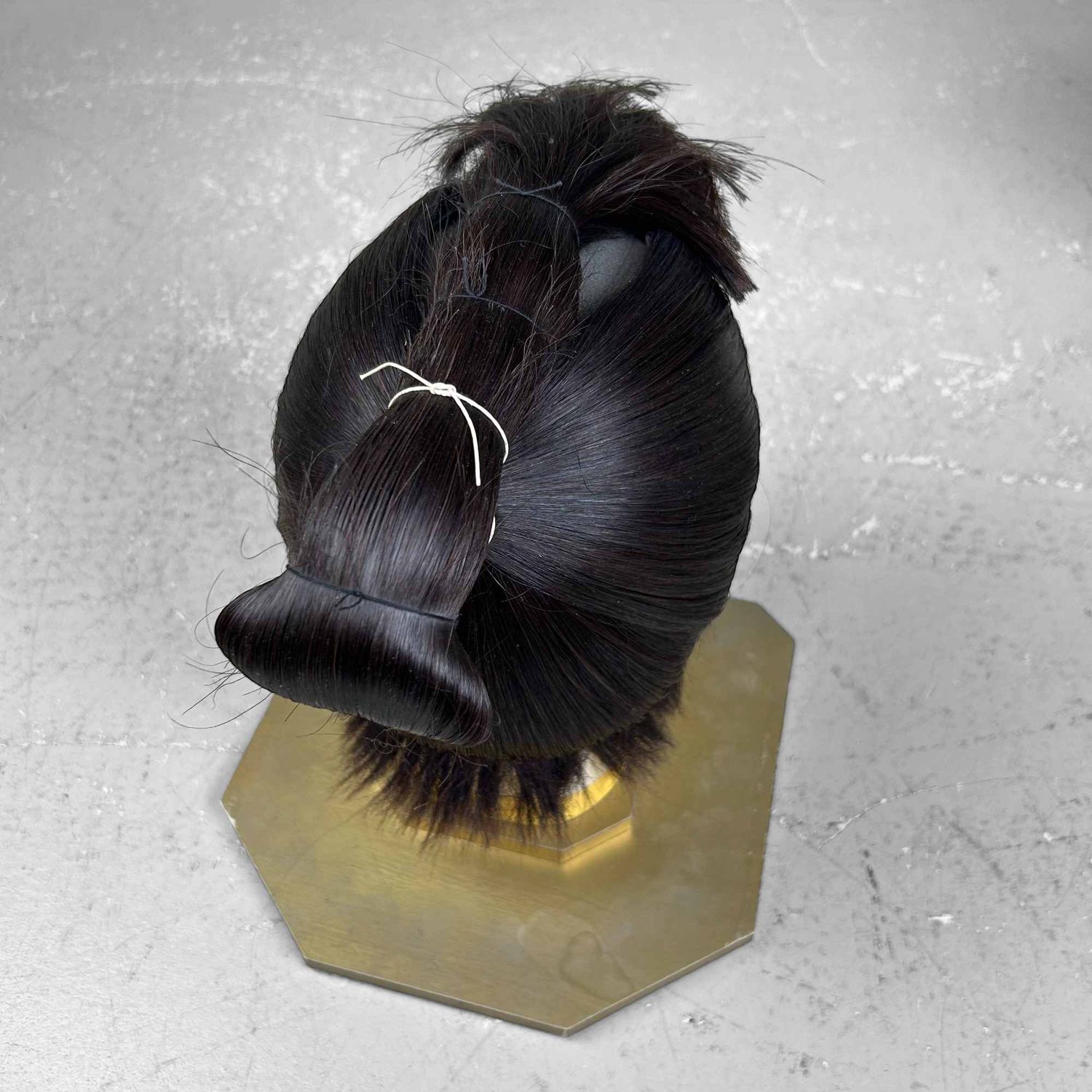 Japanese Katsura, Stage Wig, Gokenin (御家人), 1940s.
