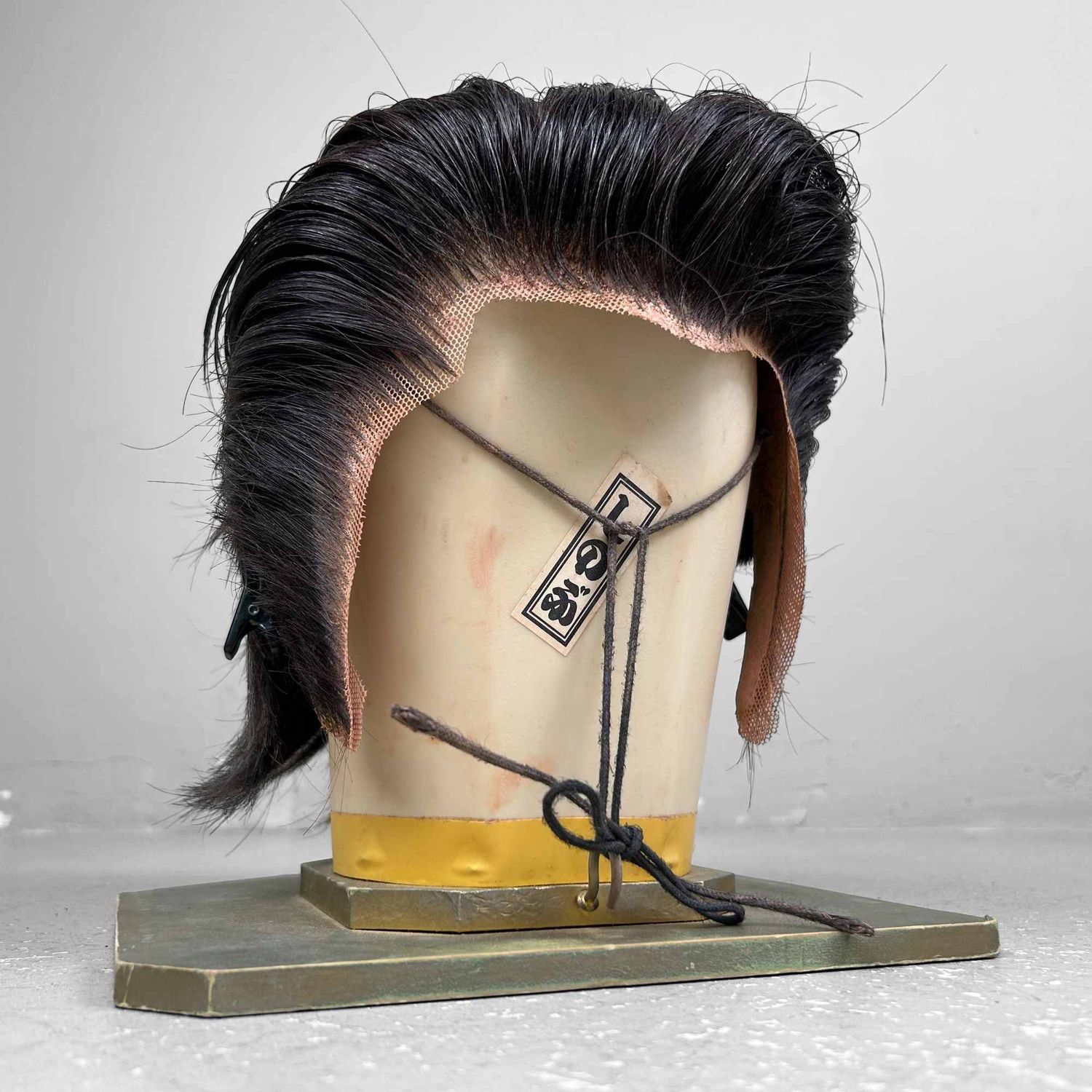 Japanese Katsura, 'Zangiri' Theater Wig, Osaka City, 1940s.