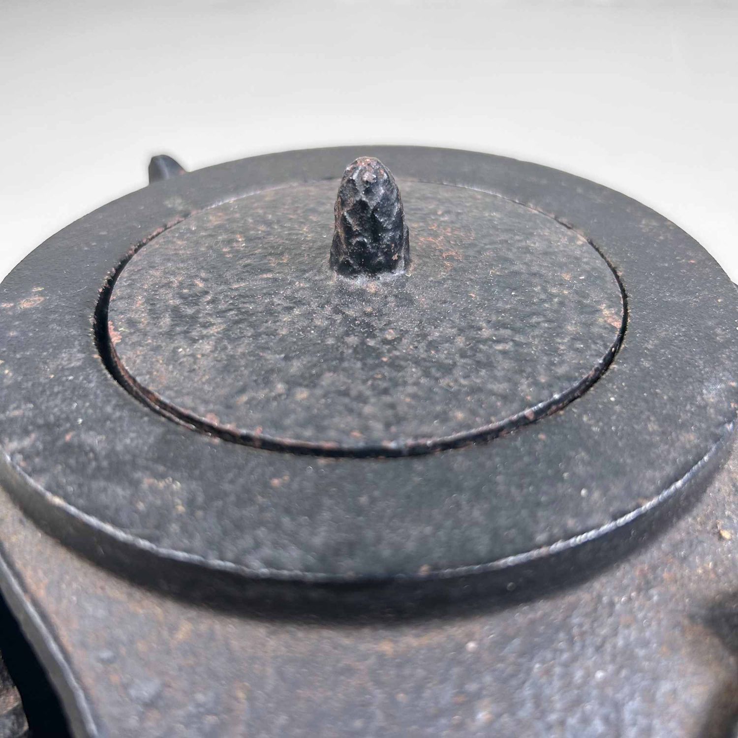 Japanese Cast Iron 'Chagama​ Furo' Ashtray, Nambu Tekki, Shōwa Period.
