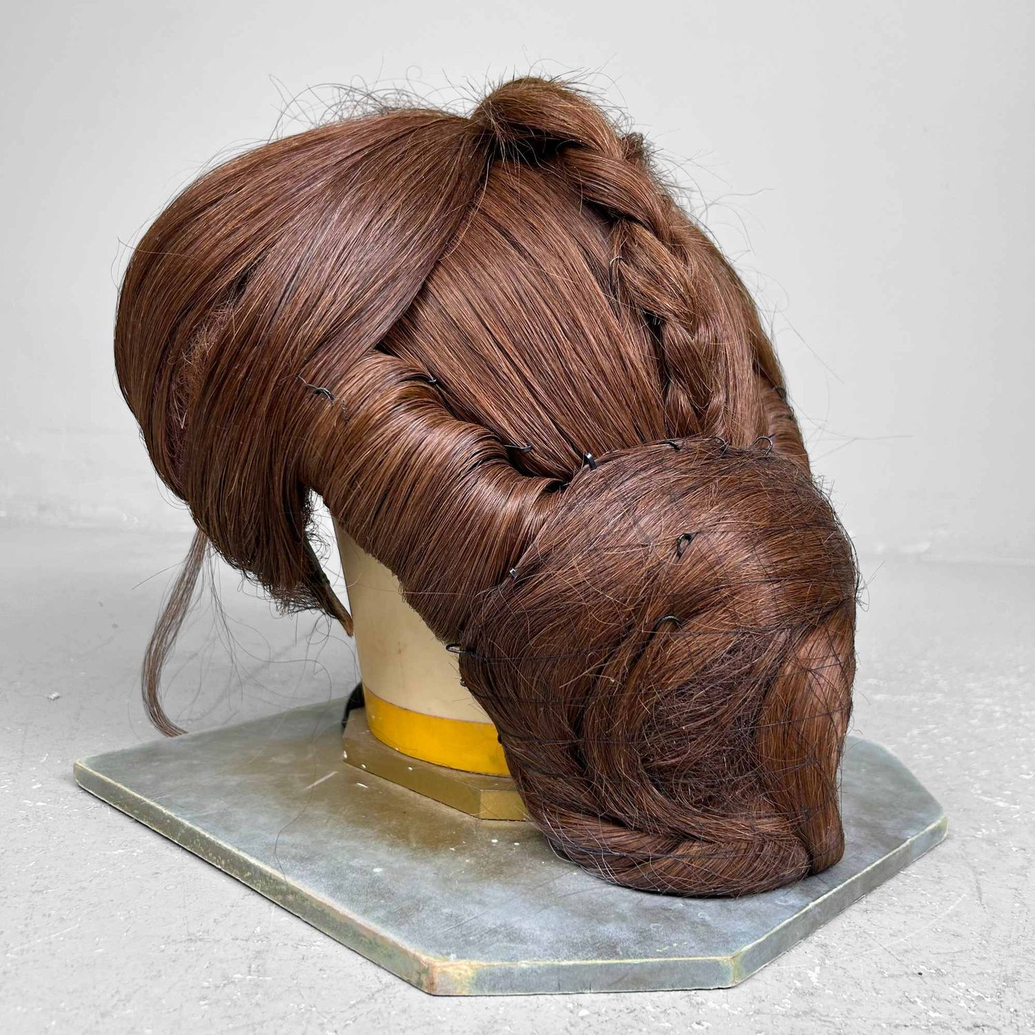 Japanese Katsura, Stage Wig, Yakaimaki 夜会巻, 1940s. Japanese Katsura, Stage Wig, Yakaimaki 夜会巻, 1940s.