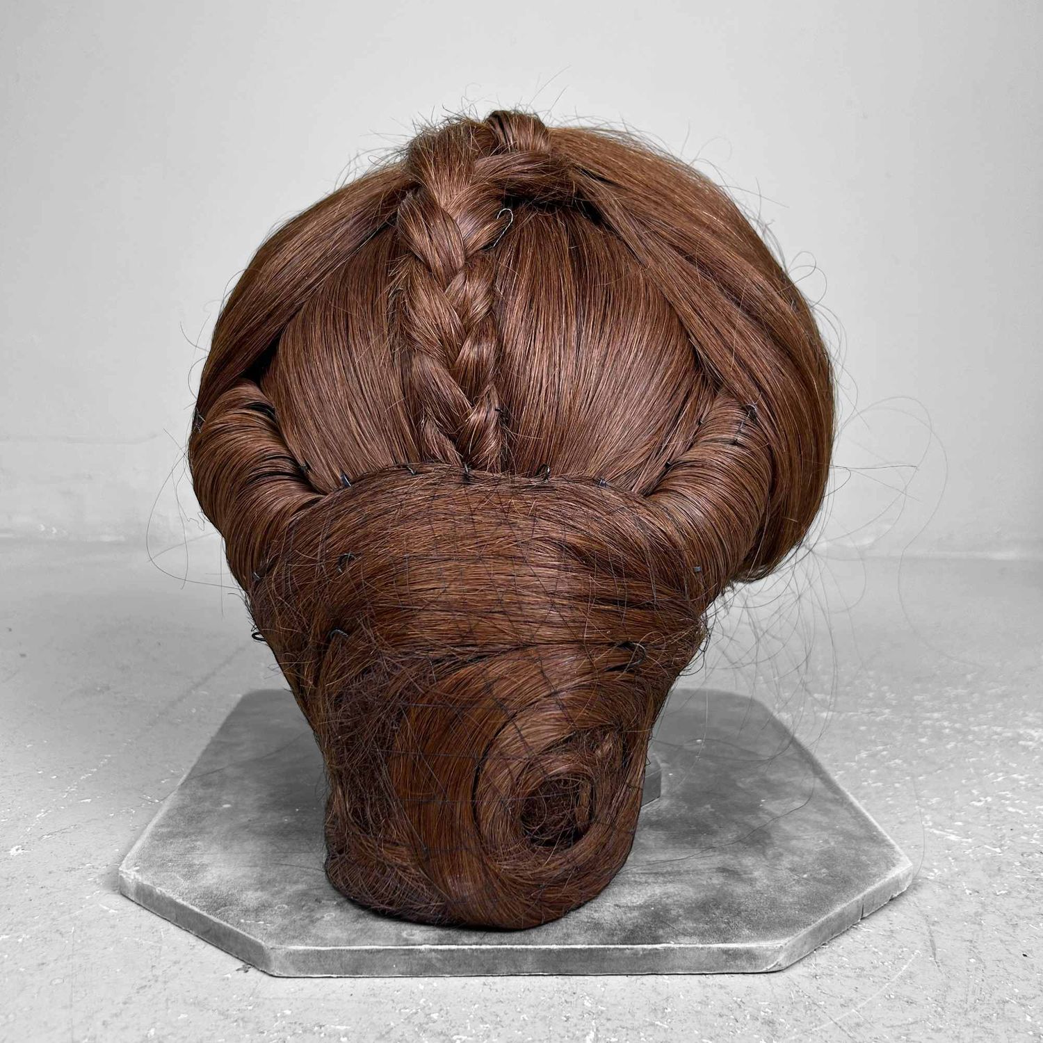 Japanese Katsura, Stage Wig, Yakaimaki 夜会巻, 1940s. Japanese Katsura, Stage Wig, Yakaimaki 夜会巻, 1940s.