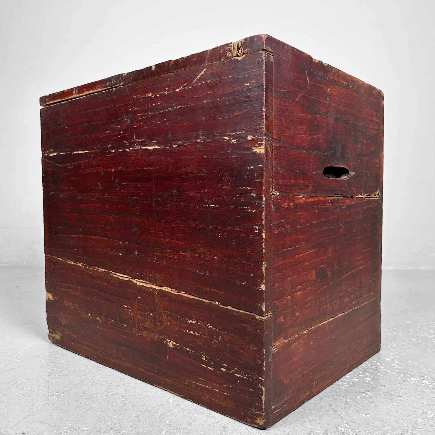 Japanese Antique Sewing Cabinet, Haribako, Taishō Period, Japan.