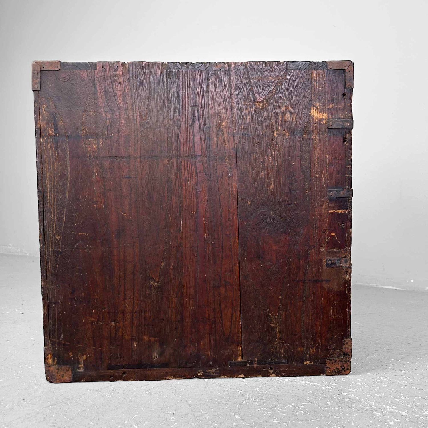 Antique Wooden Archival Chest of Drawers, Meiji Period, Japan.