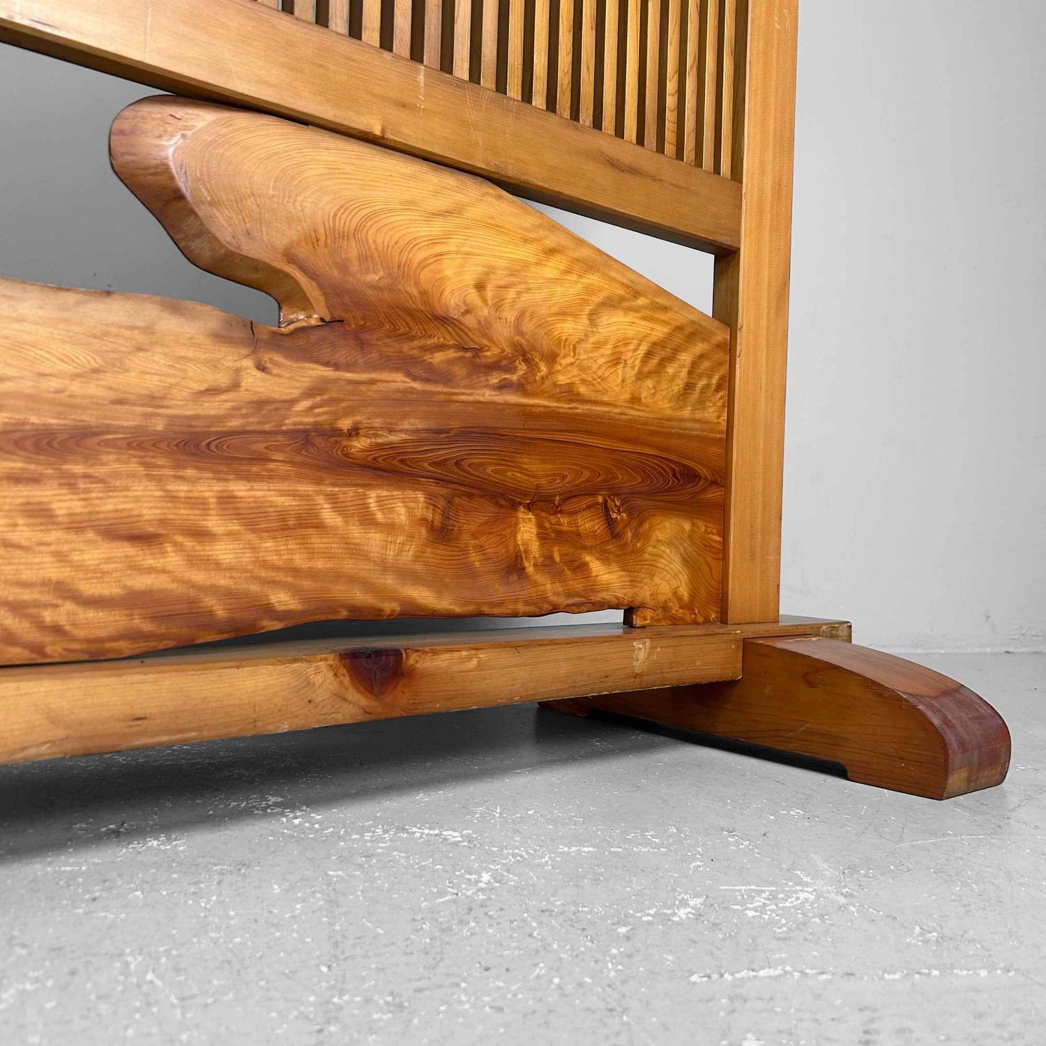 Vintage Japans Houten Kamerscherm, Tategu 建具, jaren '60.