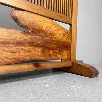 Vintage Japanese Wooden Screen Room Divider, Tategu 建具, 1960s.
