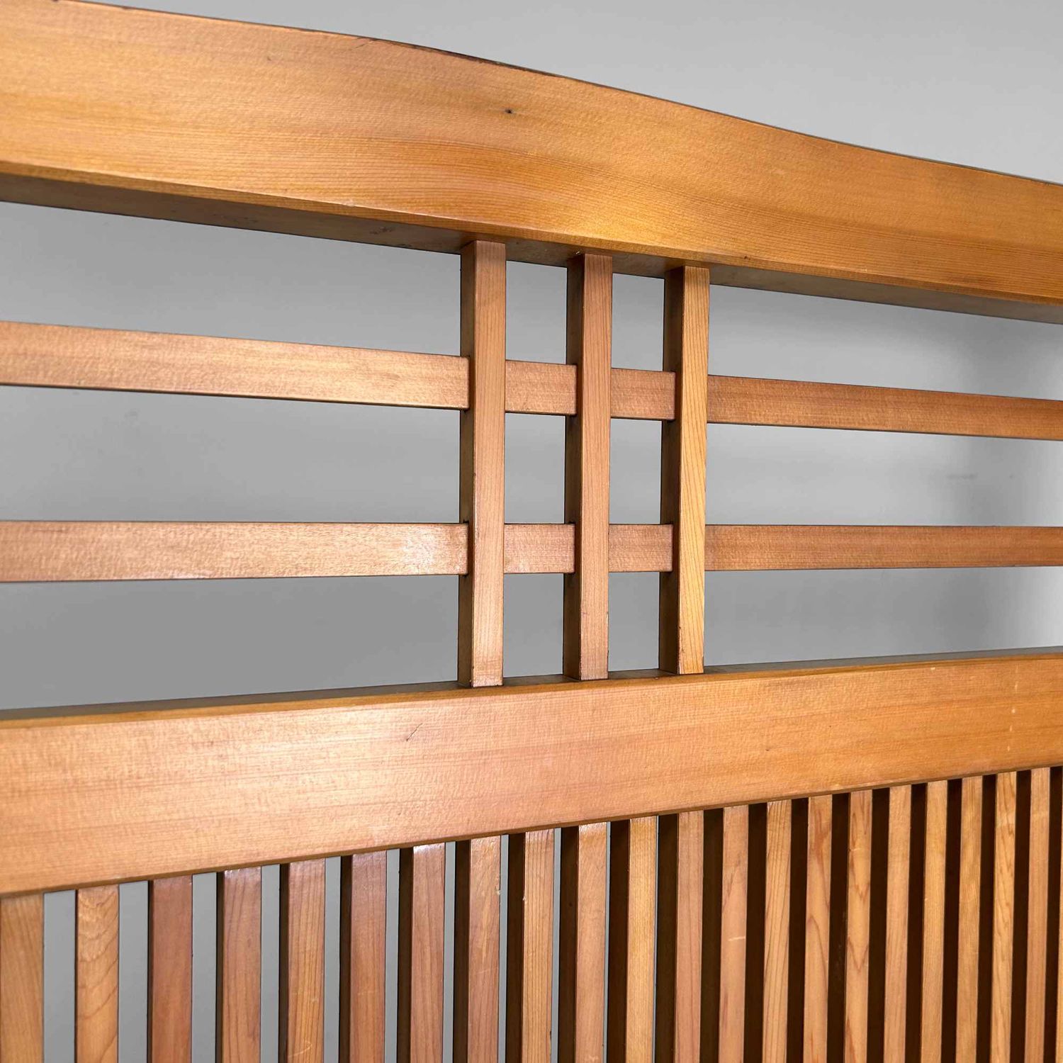 Vintage Japans Houten Kamerscherm, Tategu 建具, jaren '60.