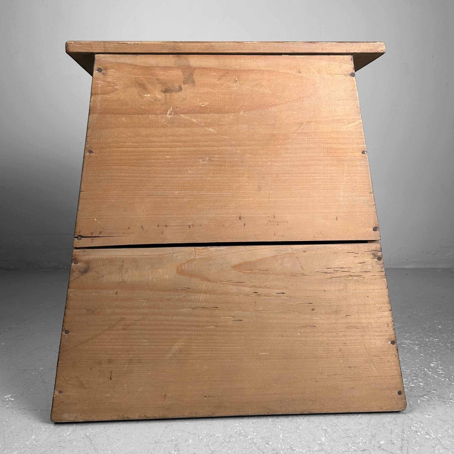 Fumidai 踏み台 Wooden Step Stool, Shōwa Period, Japan.