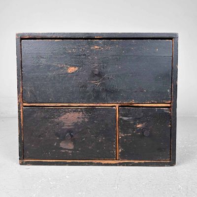 Antique Drawer Cabinet, Meiji Period, Japan.